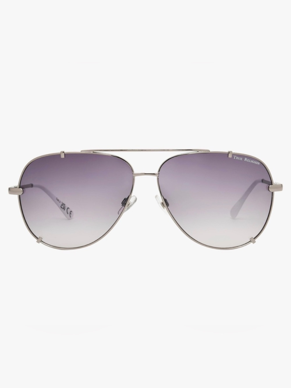 ✨Host pick✨True Religion Silver Double Bridge Aviator Sunglasses only